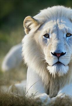 lion blanc